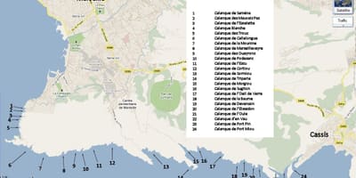 Карта парк Марсель