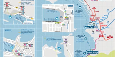 Карта човні Марсель
